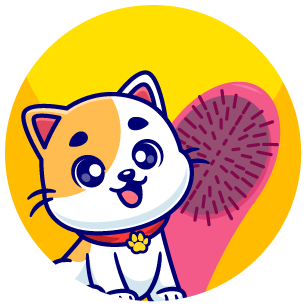 Pet grooming tools and accessories for healthy fur