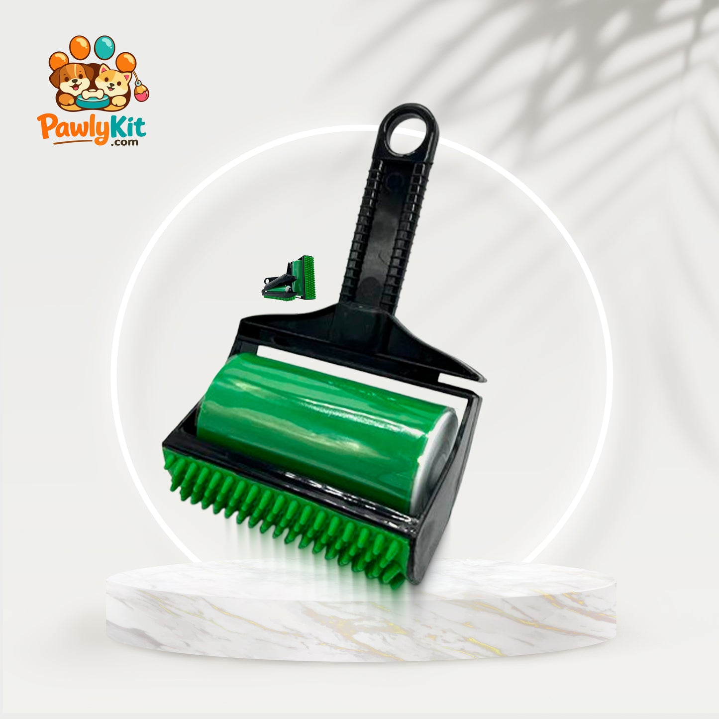 Portable Washable Pet Hair Remover Roller – Sticky Lint Remover for Clothes, Sofa & Car