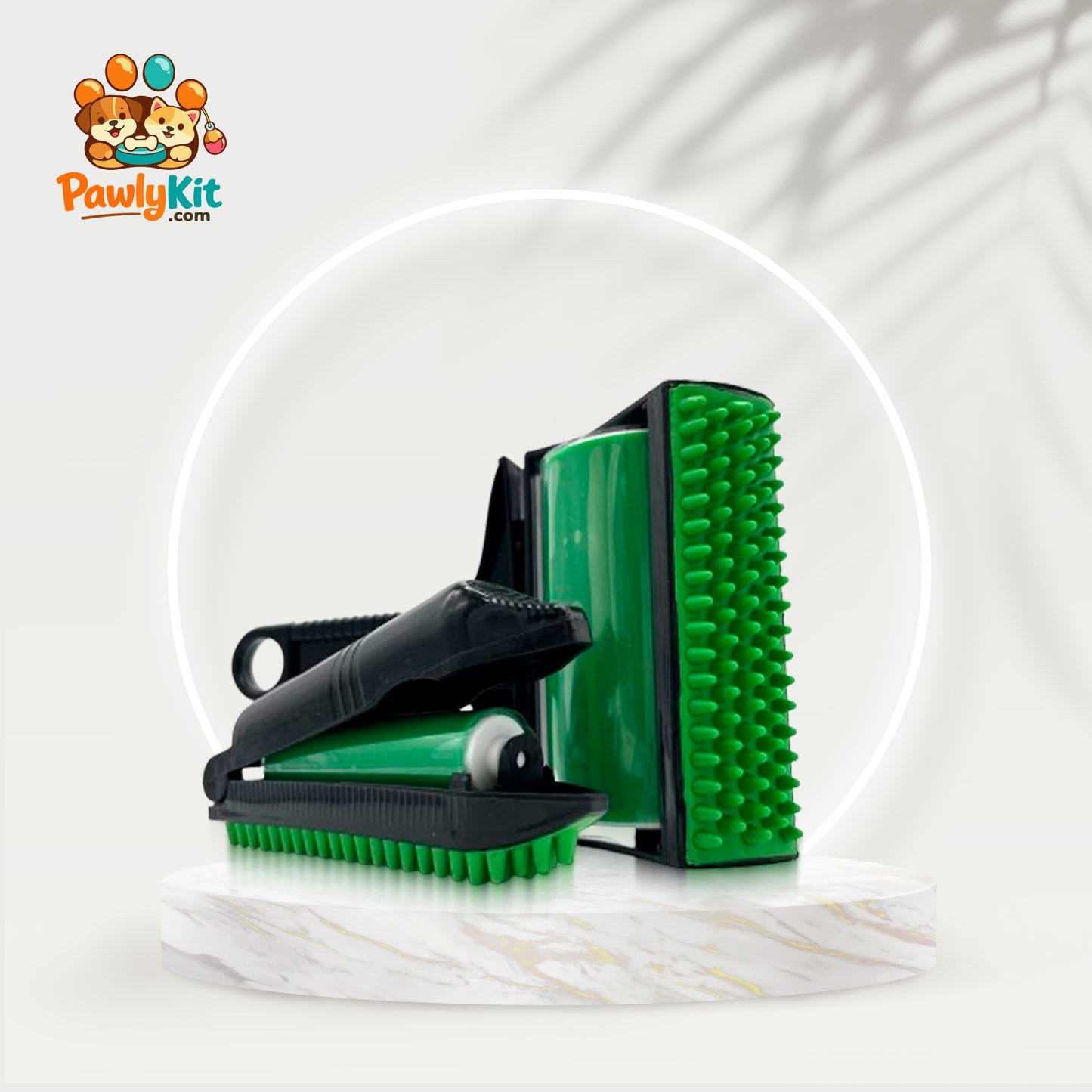 Portable Washable Pet Hair Remover Roller – Sticky Lint Remover for Clothes, Sofa & Car