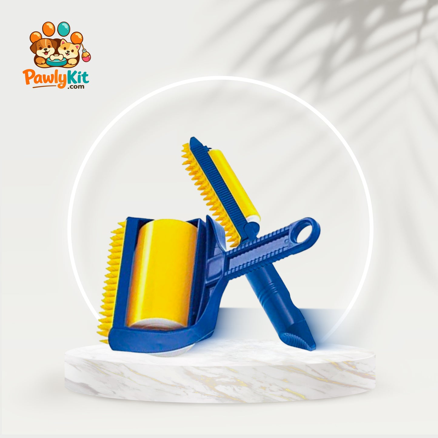 Portable Washable Pet Hair Remover Roller – Sticky Lint Remover for Clothes, Sofa & Car