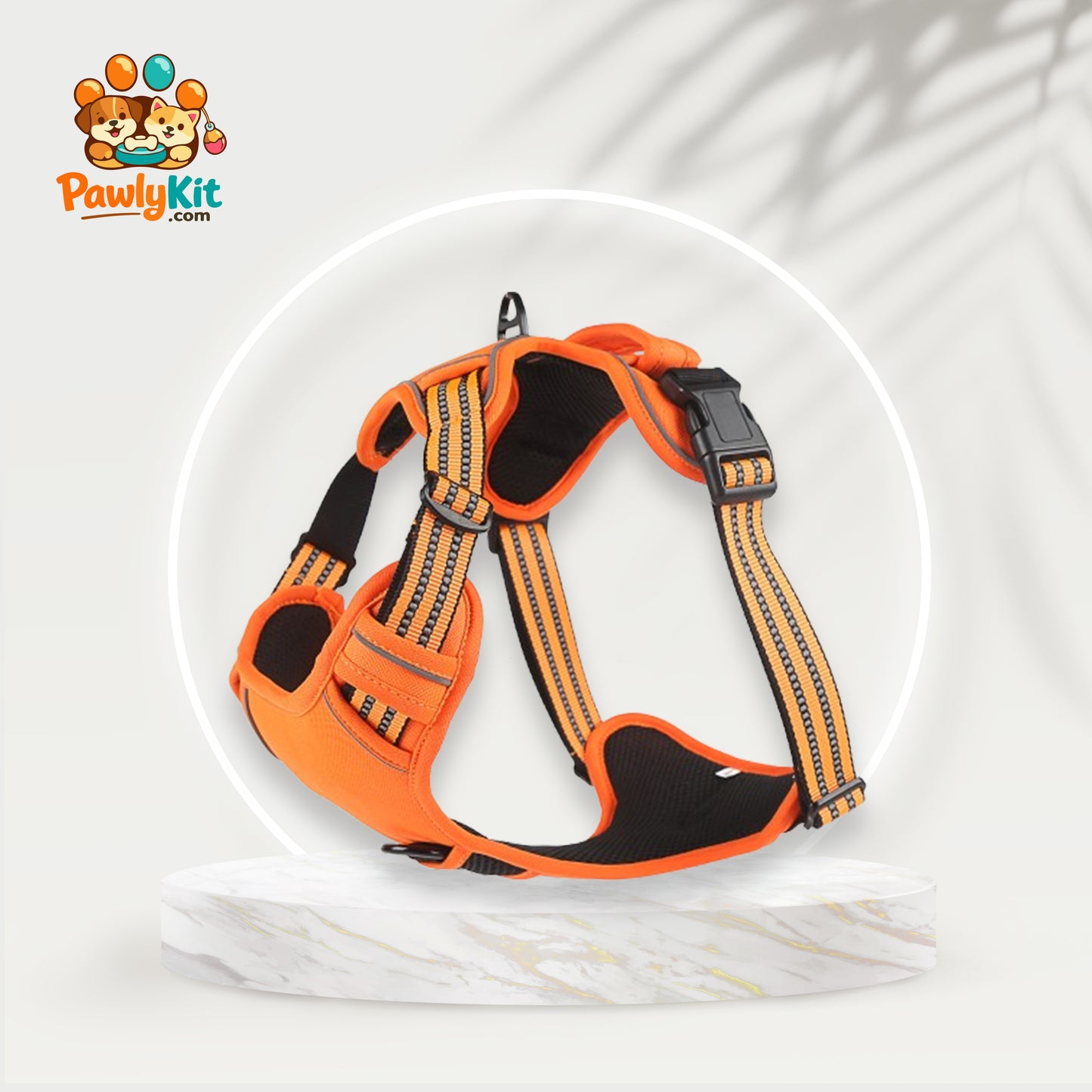 No-Pull Dog Harness – Breathable & Reflective Pet Vest for Small to Large Dogs