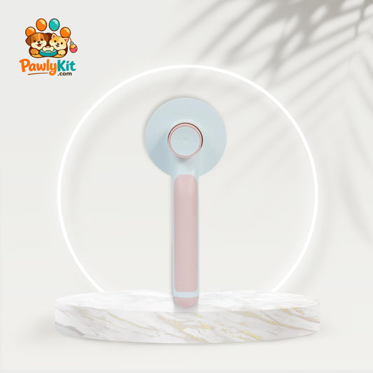 Round Handle Pet Passage Comb – Self Cleaning Grooming Tool for Dogs & Cats