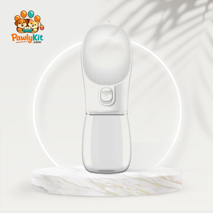 800ml Dog Water Bottle with Foldable Bowl – Leakproof Portable Pet Drinking Bottle